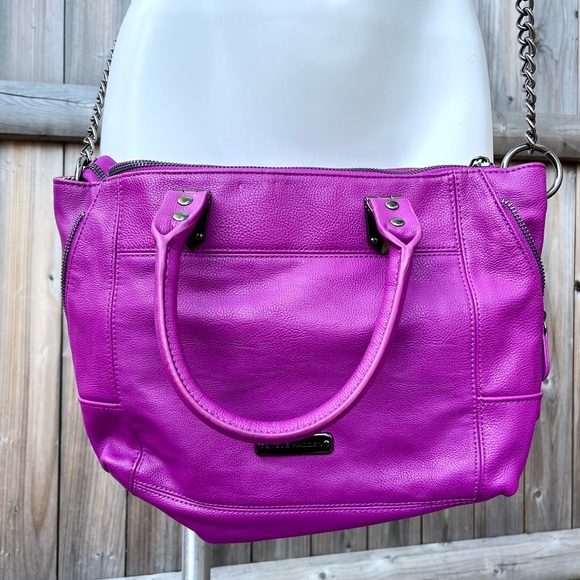FINAL PRICE: Steve Madden Fuchsia Purple Crossbody Bag - Picture 8 of 9